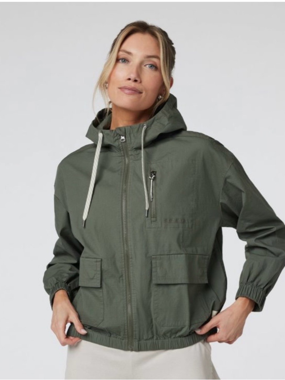 Brand New w/tags Vintage Ripstop Utility Jacket Army XS